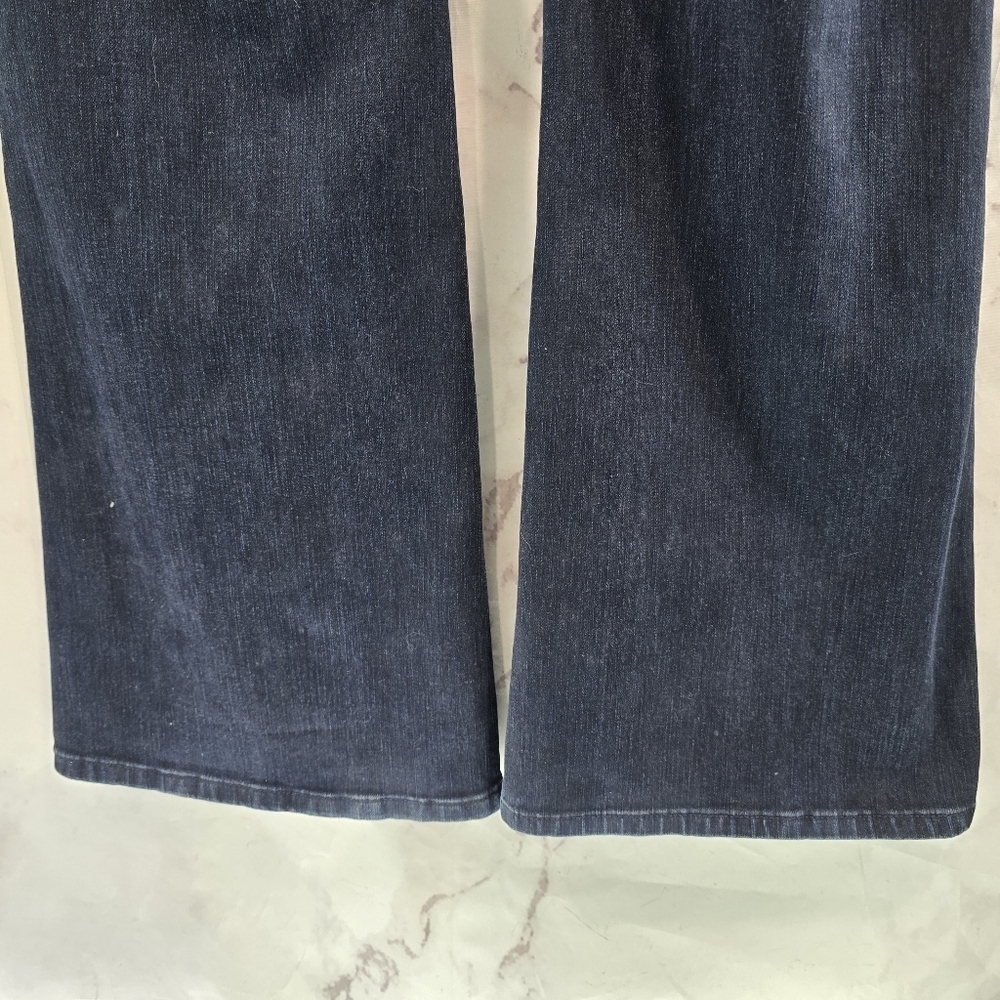 Soft Surroundings Jeans Womens Large Tall High Rise Boot Cut Dark Wash Denim - Picture 9 of 12